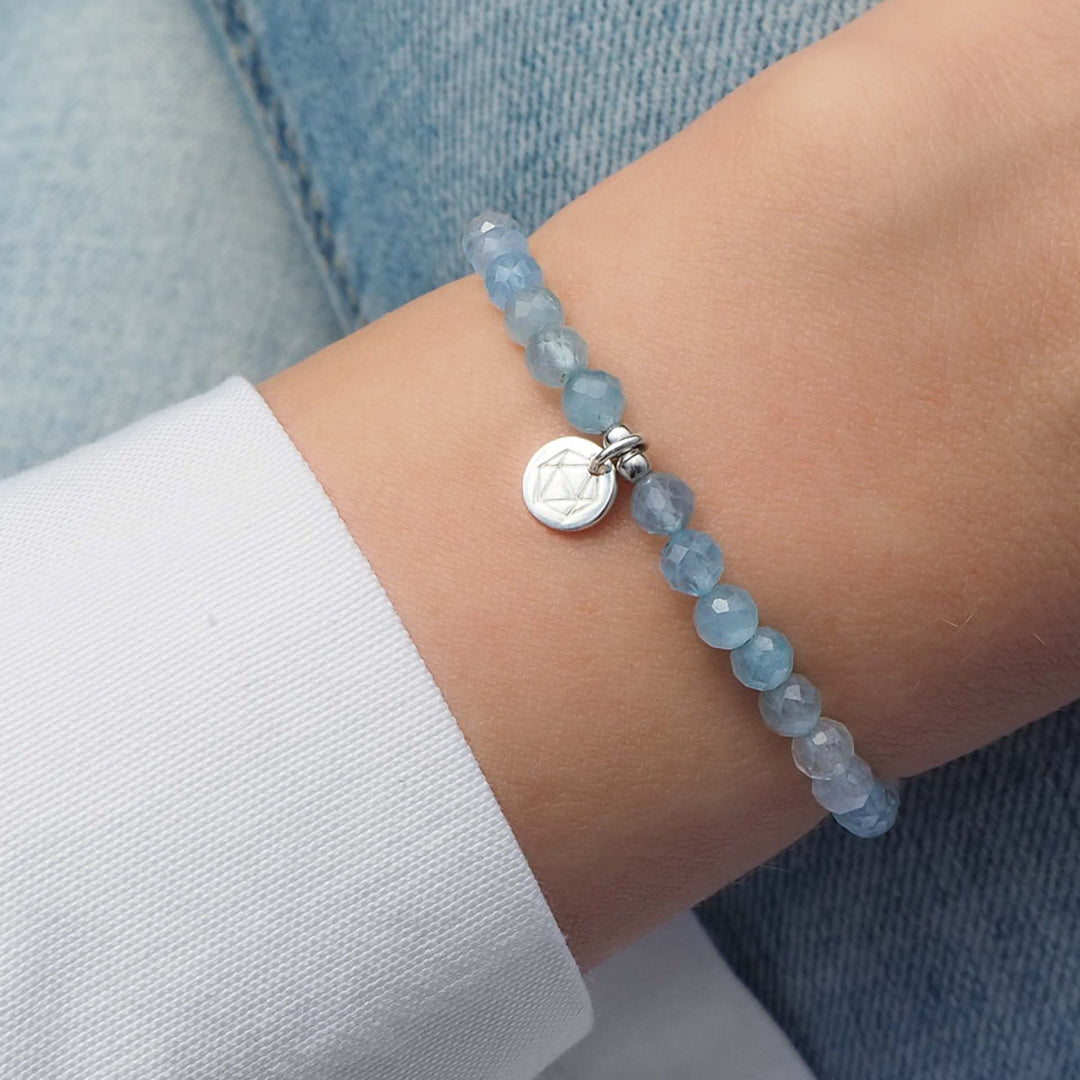aquamarin-armband aquamarinschmuck armkette mit aquamarin blauer edelstein schmuck
