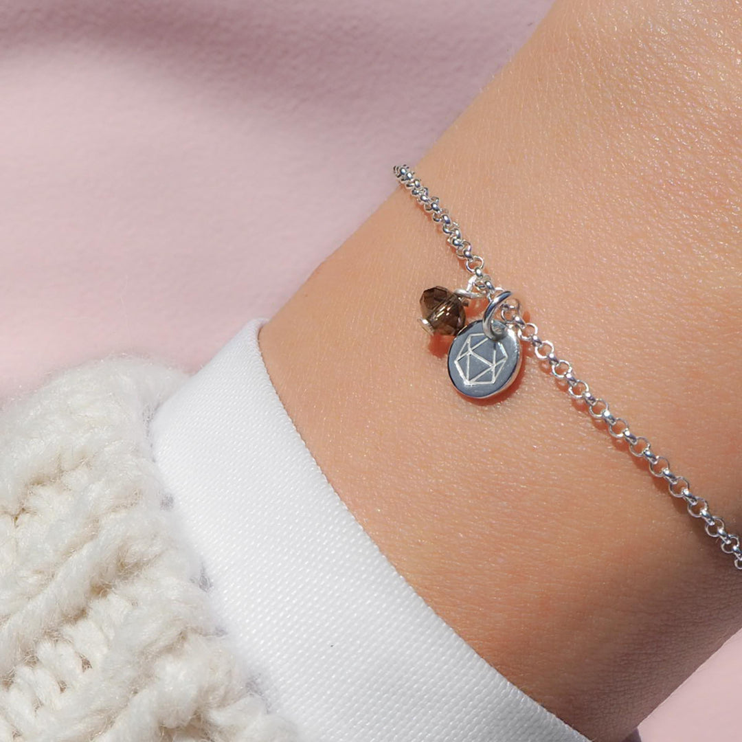 rauchquarzarmband, edelsteinkette rauchquarz anti stress stein beruhiungsstein heilstein rauchquarz schmuck