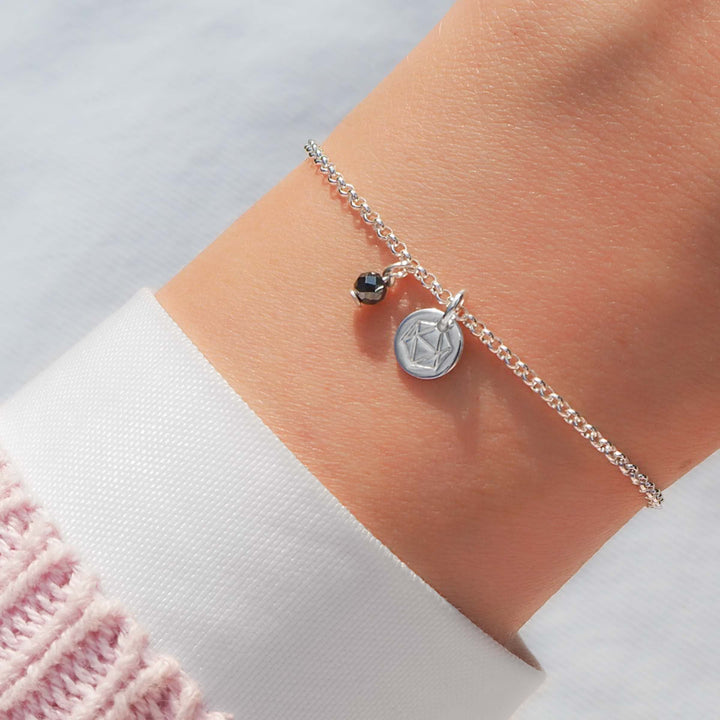 Hämatitschmuck Armband Hämatit Heilstein Grau Hämatitarmband mit Silberanhänger, Hämatitkette handgemacht online kaufen blutstein armband