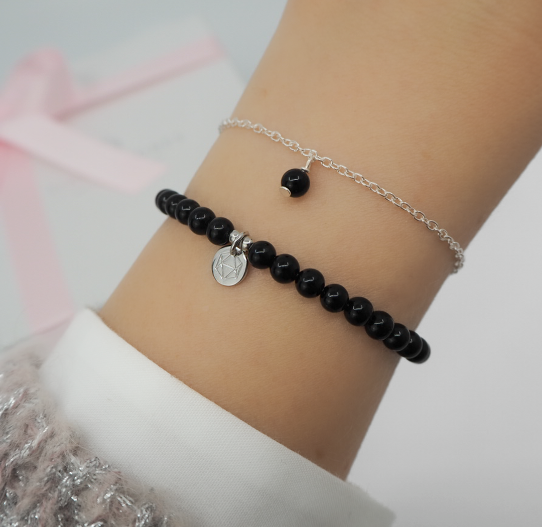 schutzstein schmuck, armbandset turmalin schutzstein kaufen online, weihnachtsgeschenk schmuck edelstein der schützt, schutzsteinarmband, schörl schmuck turmalinschmuck