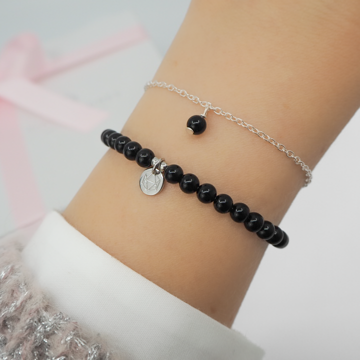 schutzstein schmuck, armbandset turmalin schutzstein kaufen online, weihnachtsgeschenk schmuck edelstein der schützt, schutzsteinarmband, schörl schmuck turmalinschmuck